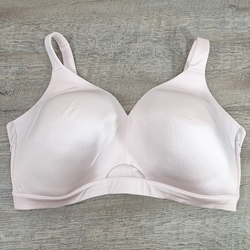 Cacique 44H Lightly Lined No Wire Bra Soft Comfort Bliss Pink